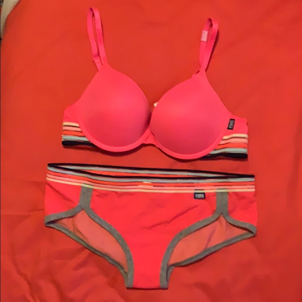 Pink Victoria’s Secret Bra Panties